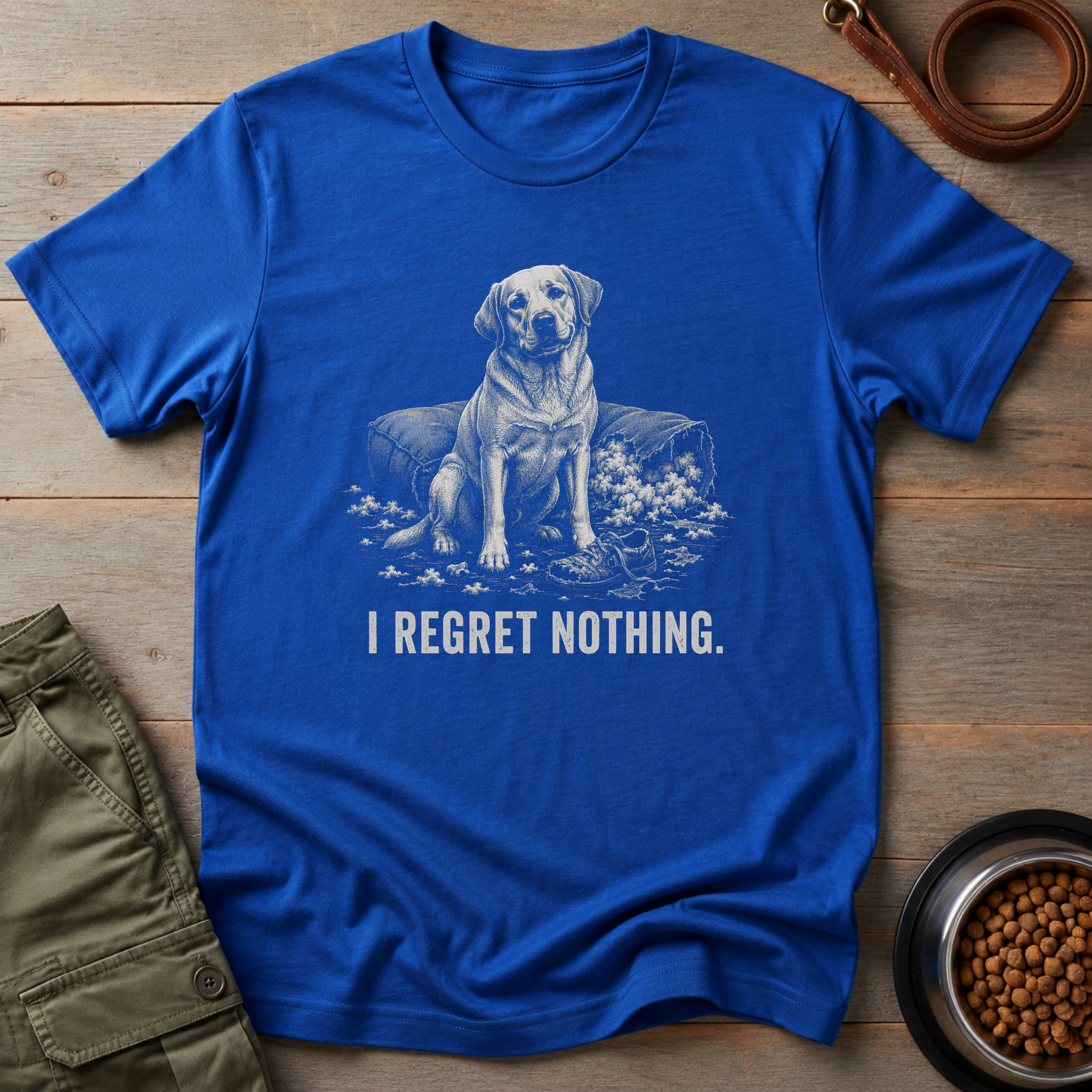 Labrador Retriever I Regret Nothing Tee