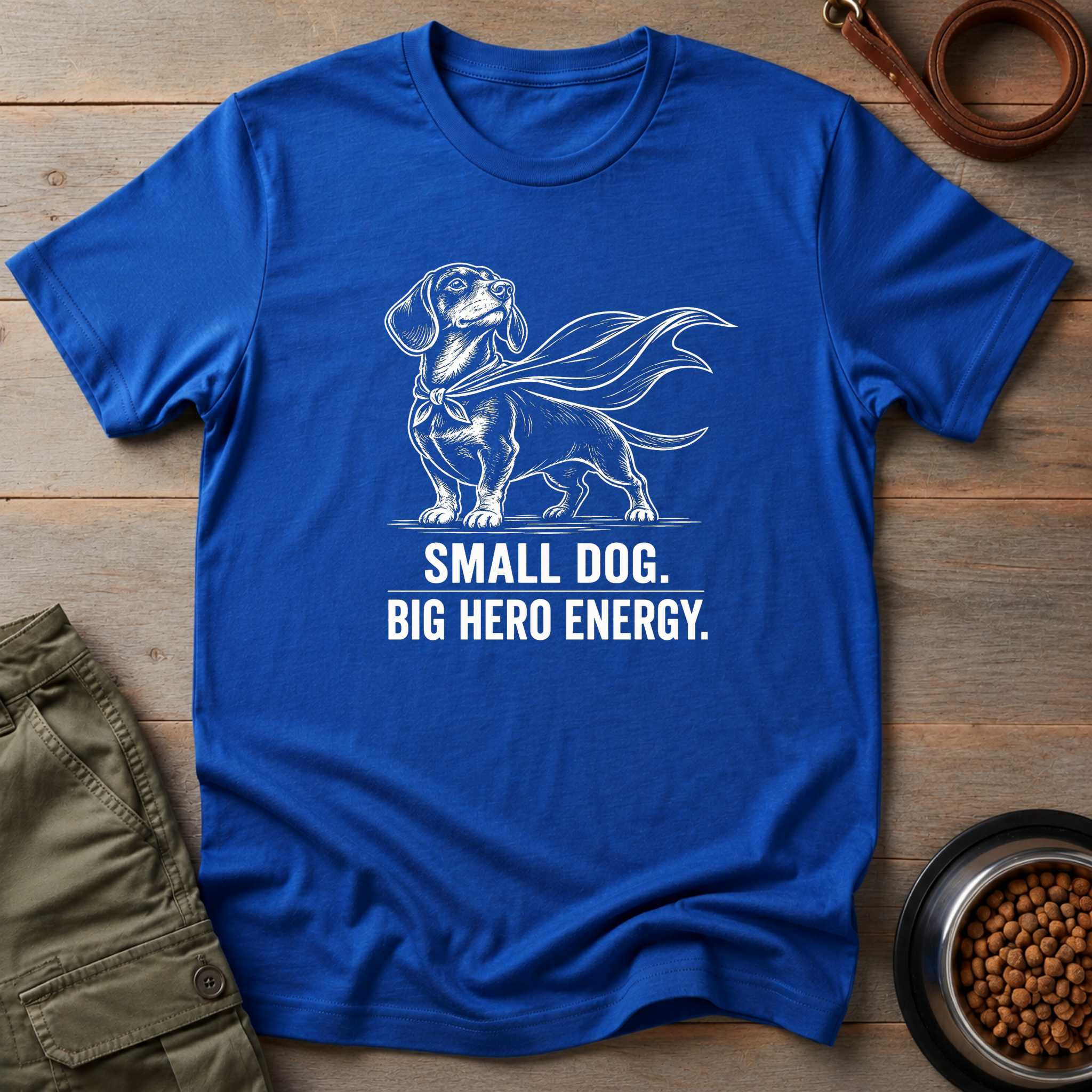 Dachshund Big Hero Energy Tee