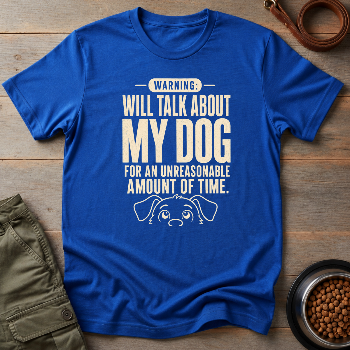 Warning Dog Talk Incoming Tee