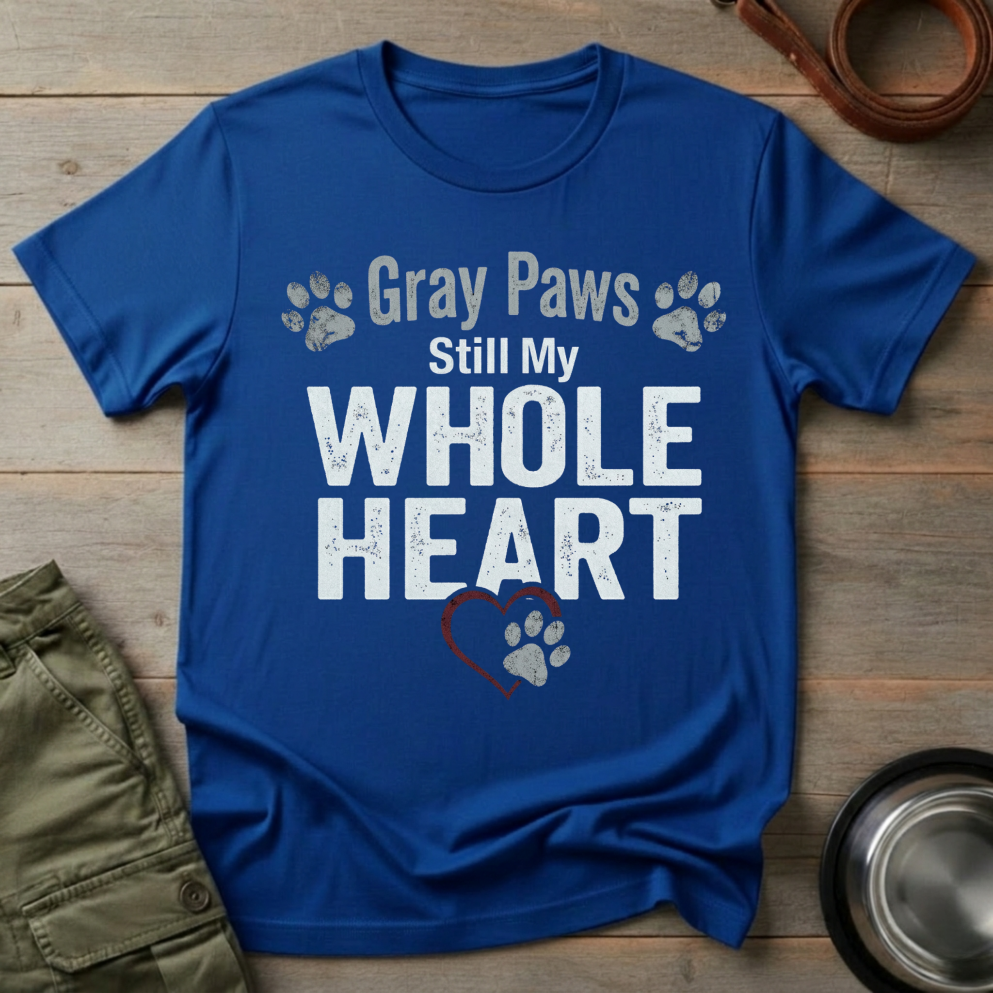 Gray Paws Whole Heart Tee