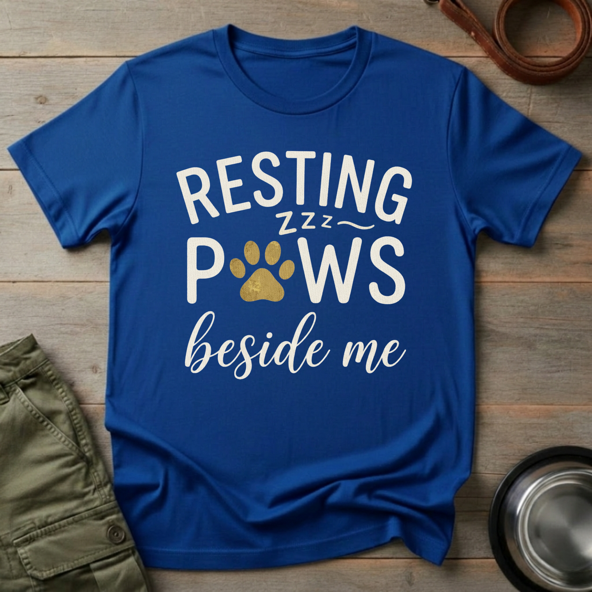 Resting Paws Beside Me Tee