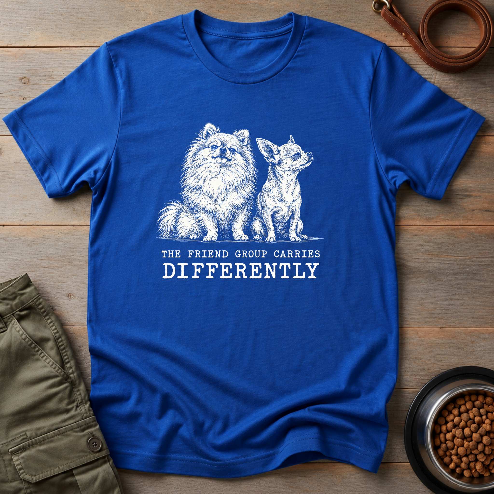 The Friend Group Carries Differently Tee