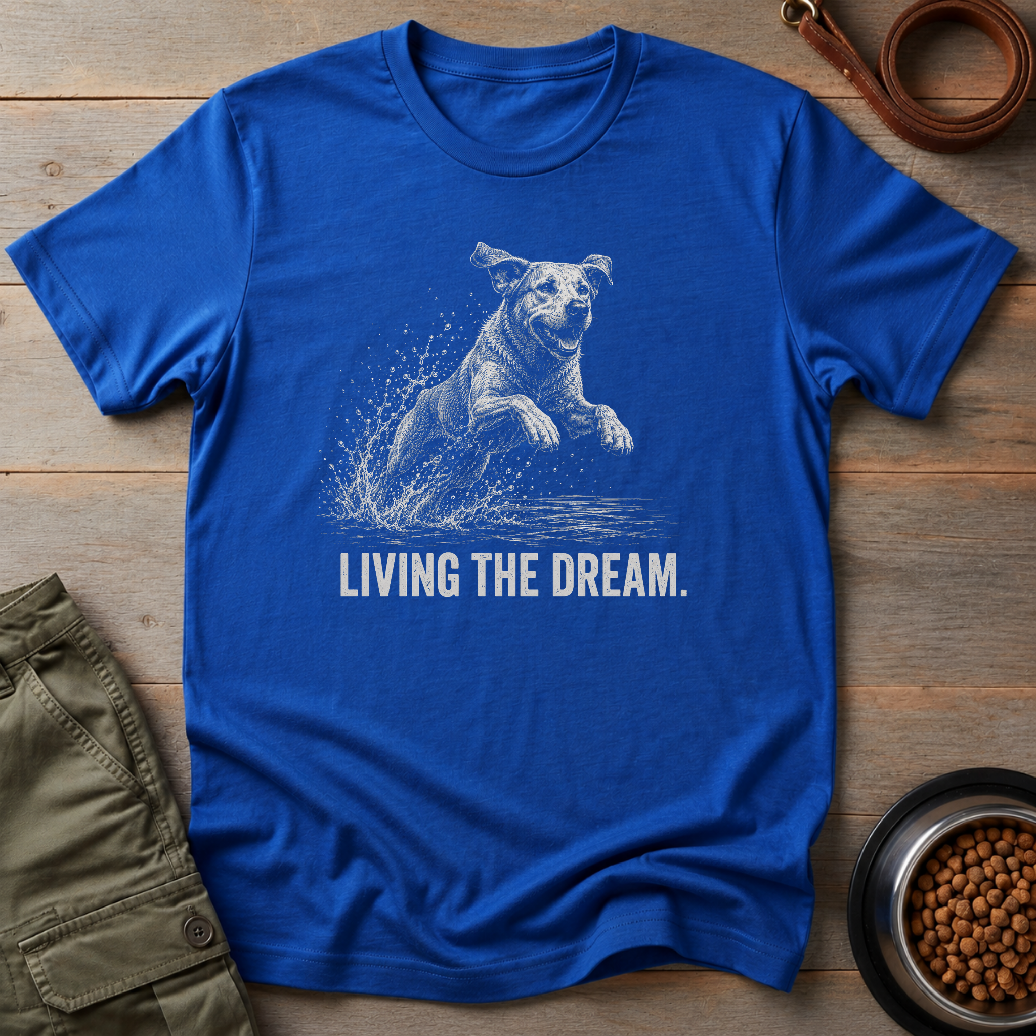 Labrador Retriever Living The Dream Tee