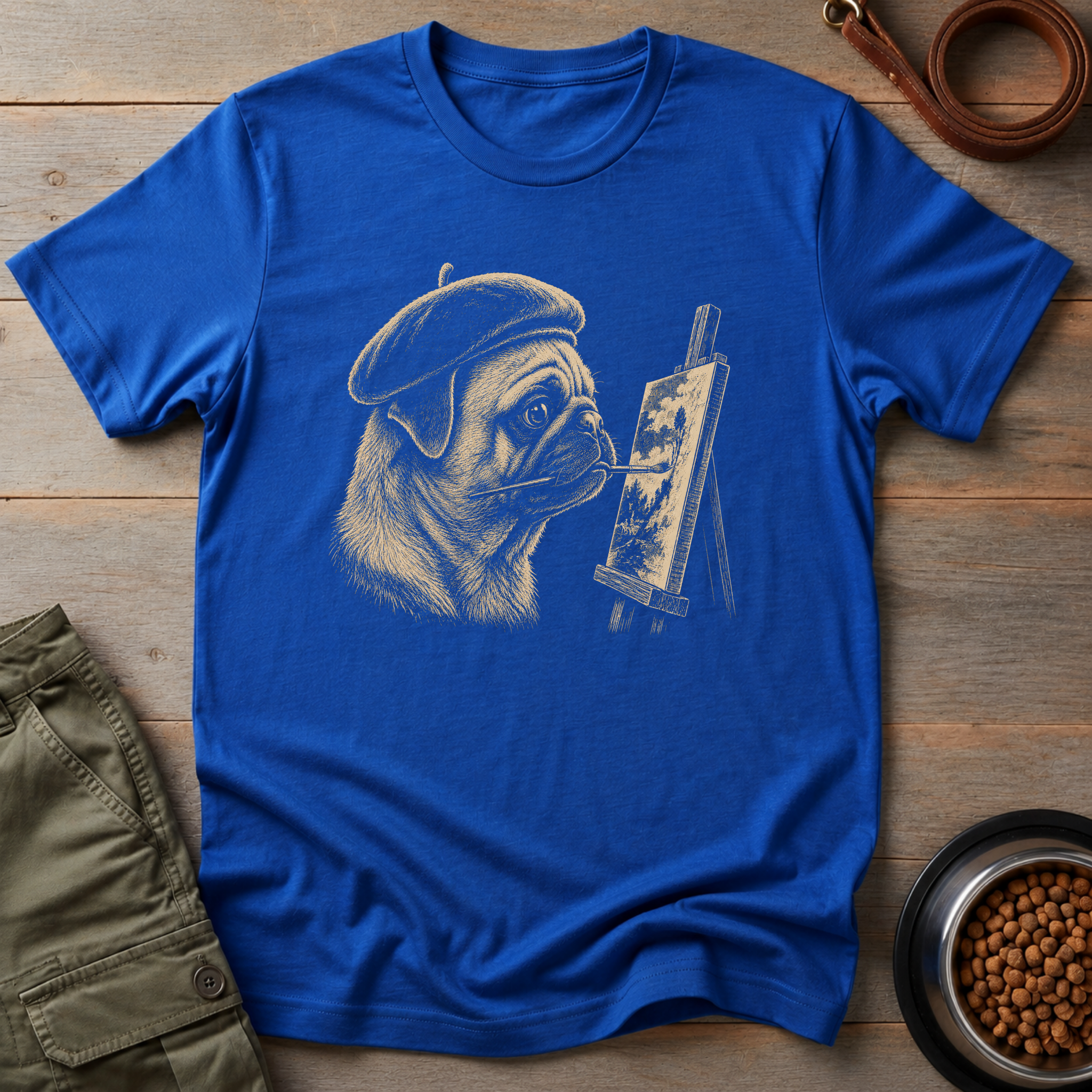 Pug the Painter Tee