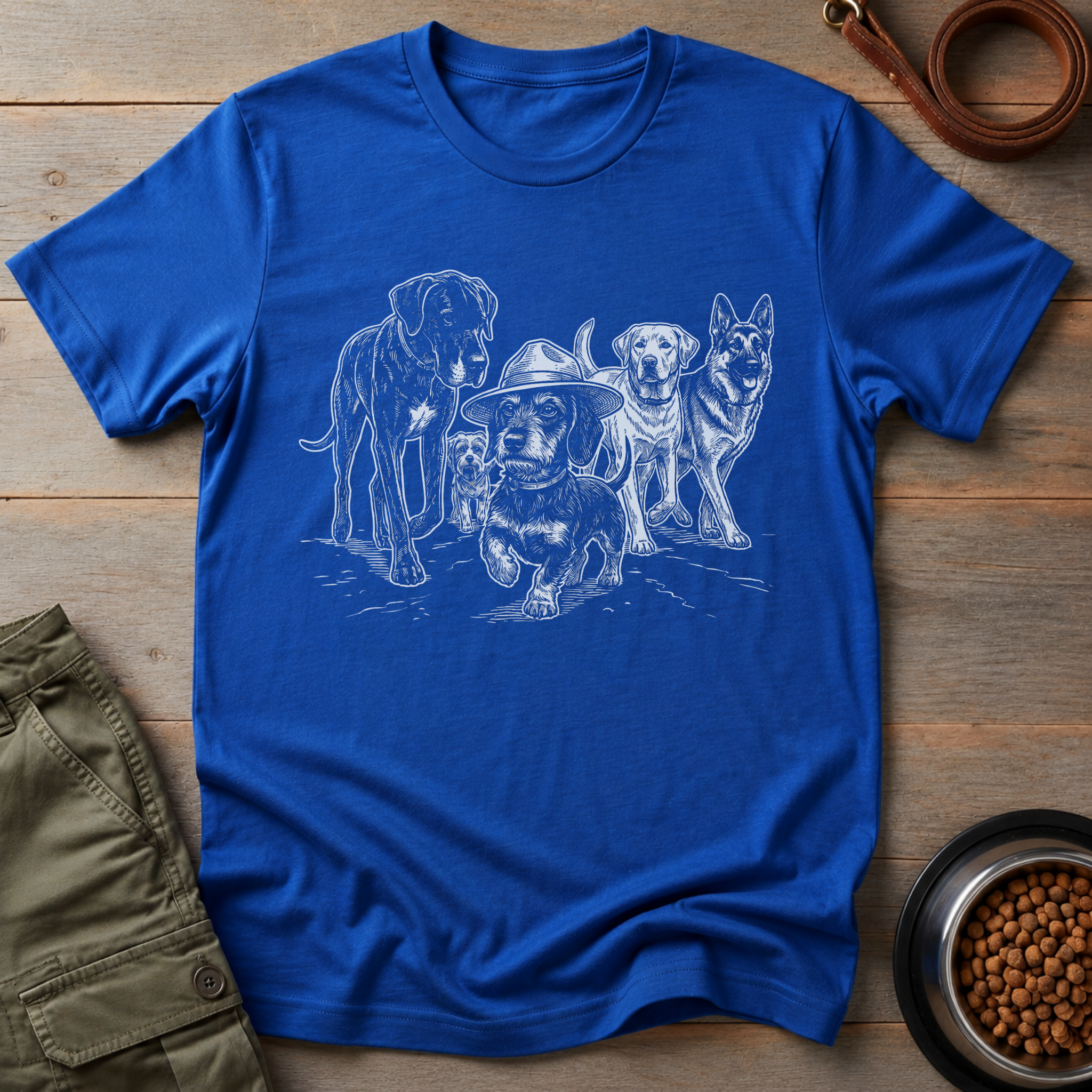 Dachshund Big Plans Tee