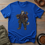 Husky Dressed As A Worker Tee
