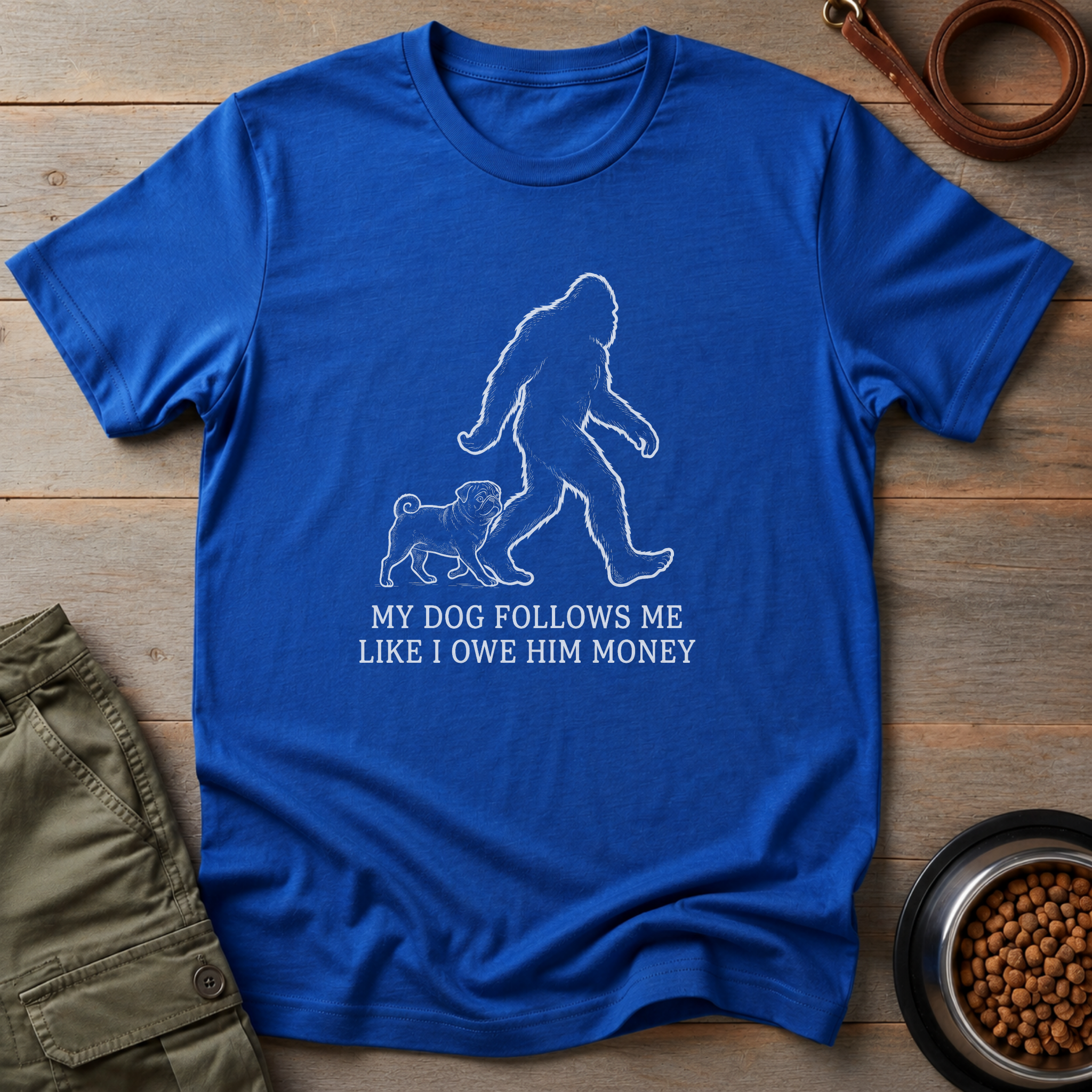My Dog Follows Me Tee