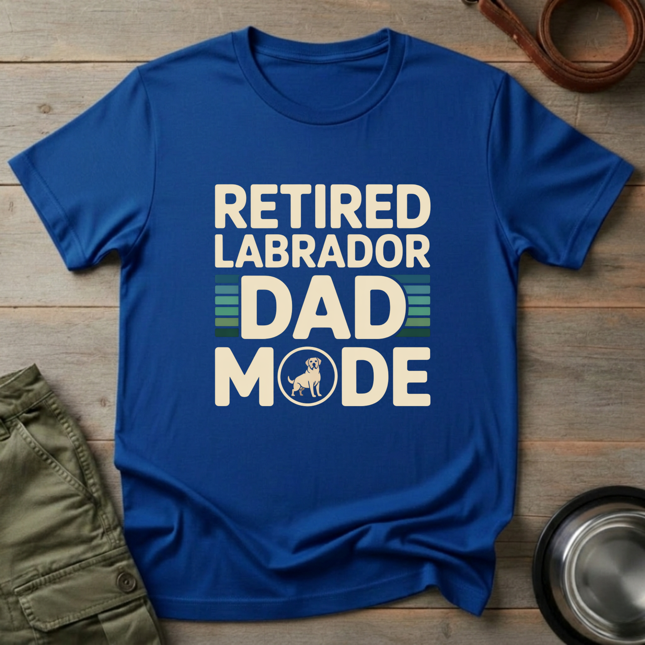 Retired Labrador Dad Mode Tee