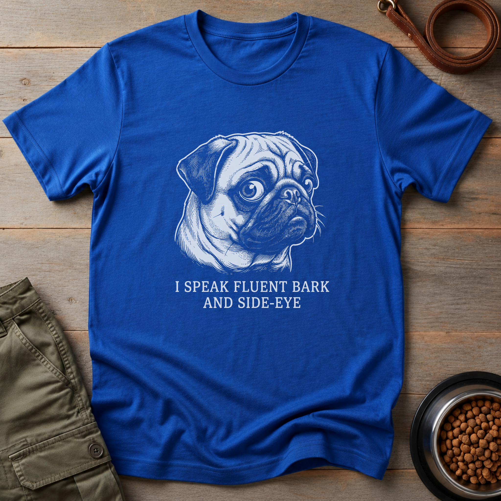 Pug I Speak Fluent Tee