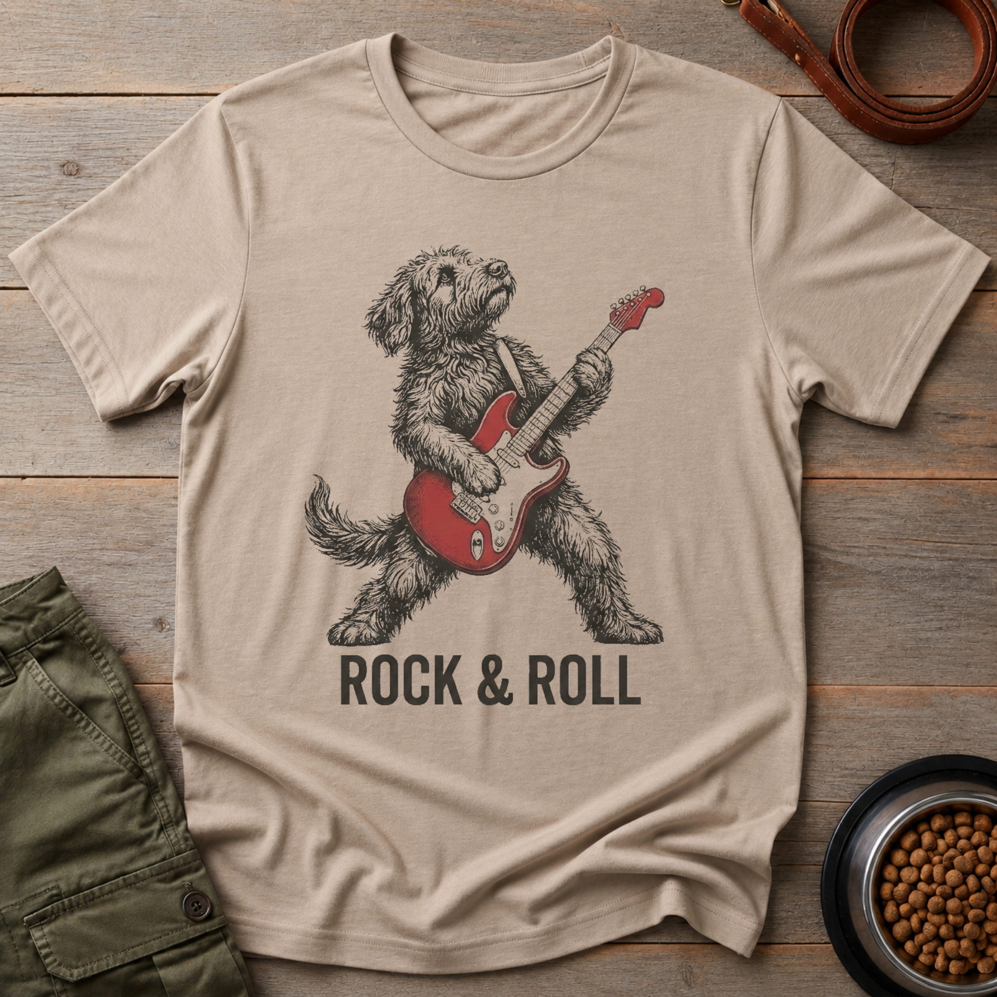 Labradoodle Rock and Roll Tee