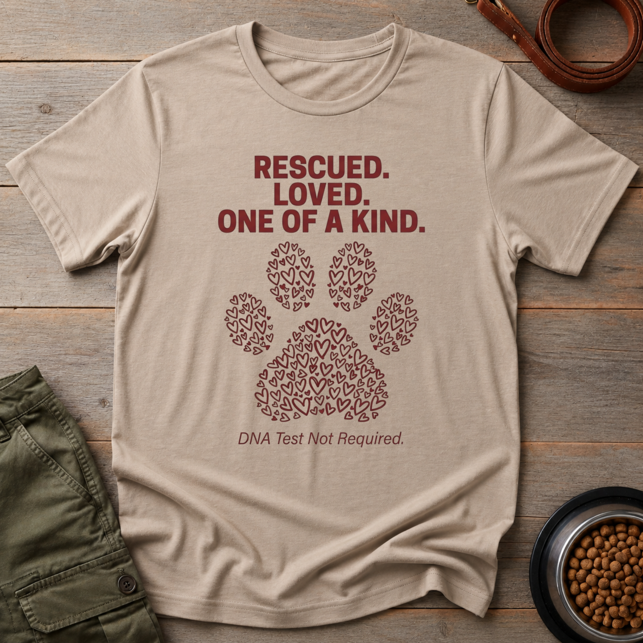 Rescued Loved One Of A Kind Tee