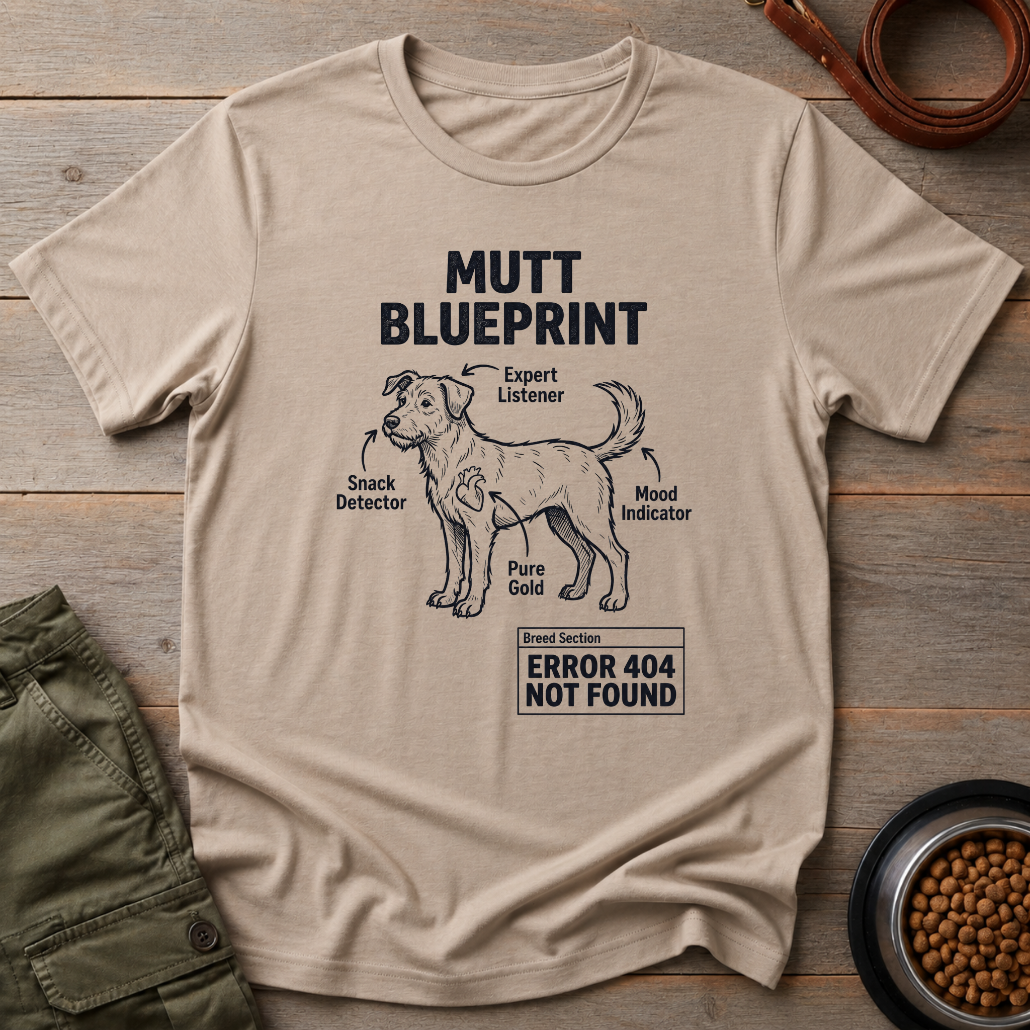Blueprint Of A Mutt Tee