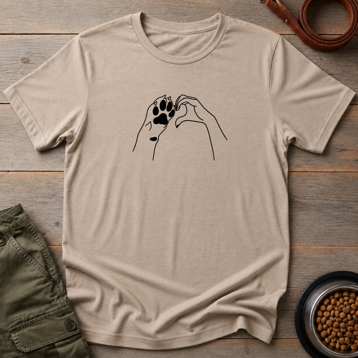 Paw Heart Gesture Tee