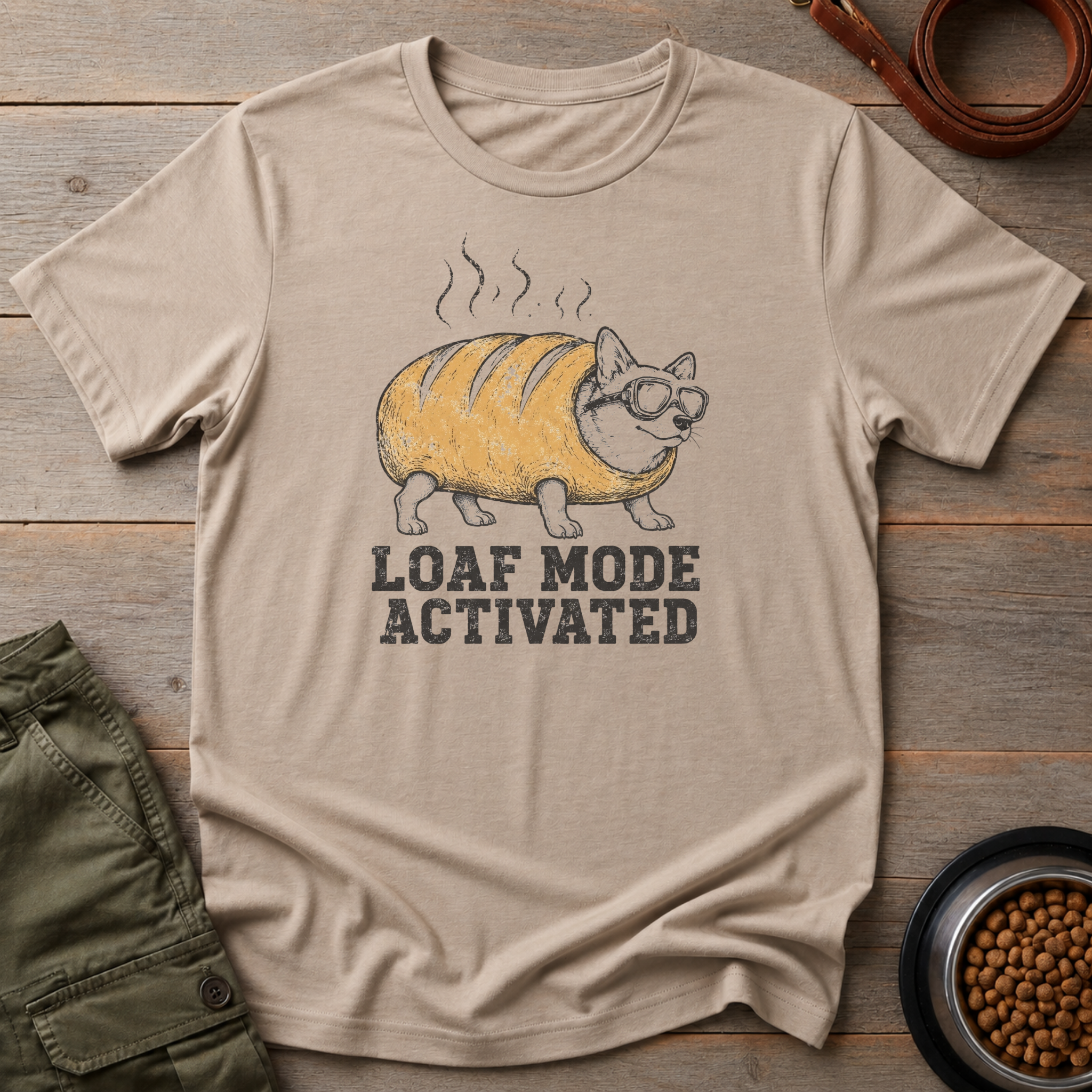 Corgi Loaf Mode Activated Tee