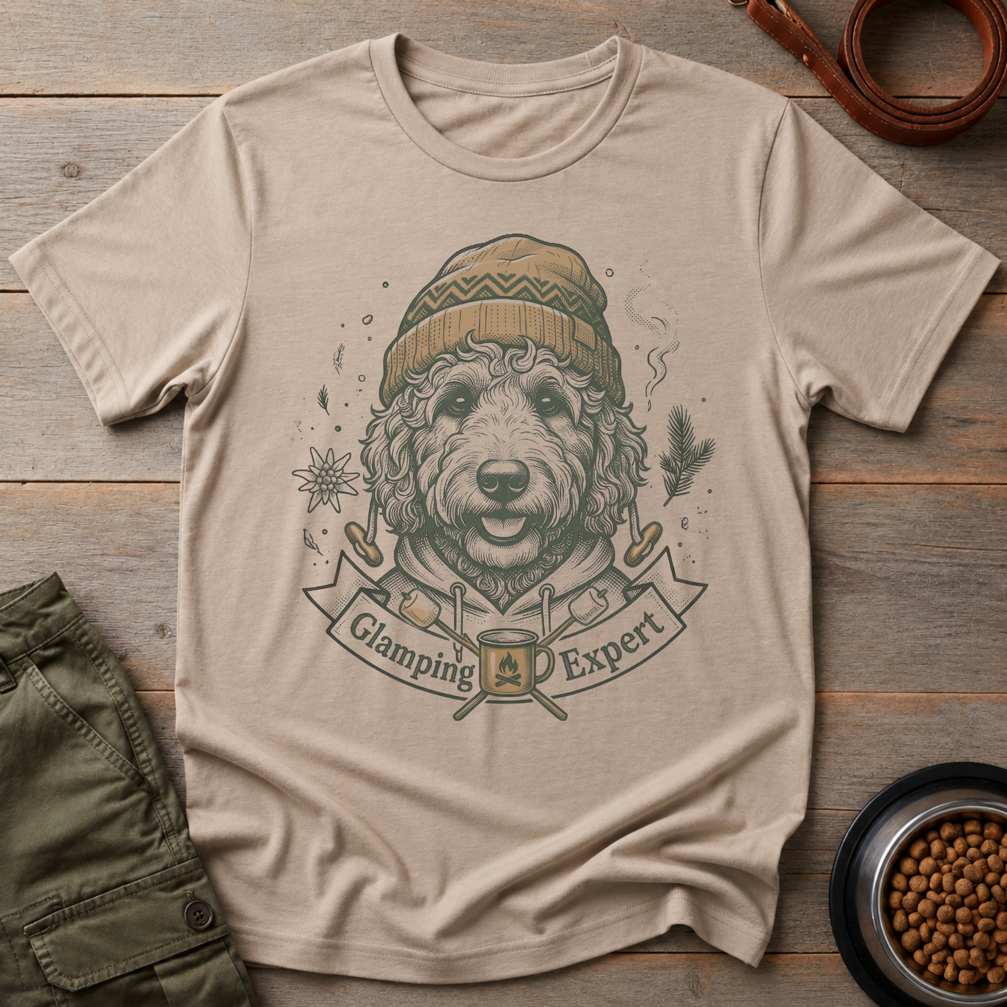 Labradoodle The Glamping Expert Tee