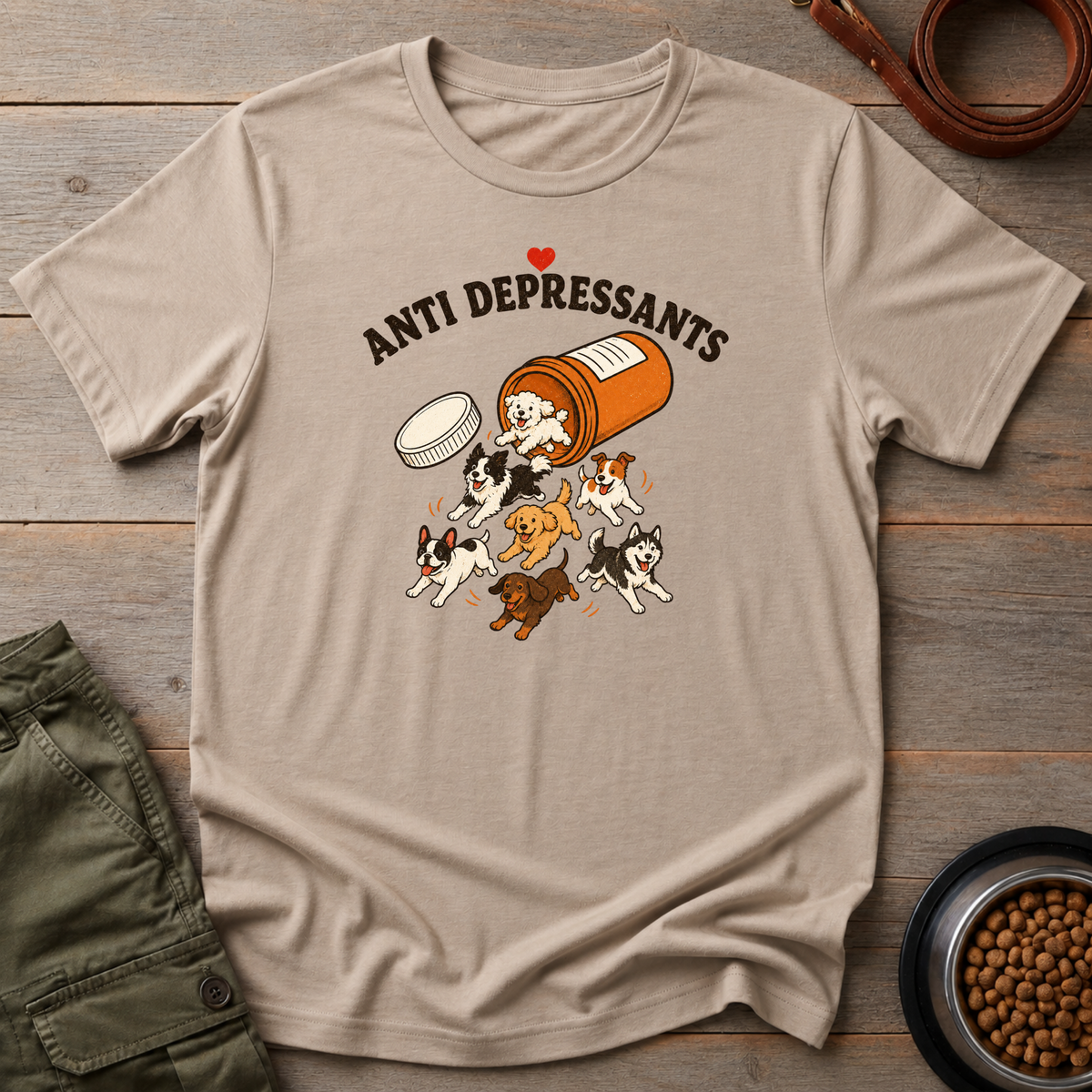 Anti Depressants Dogs Tee