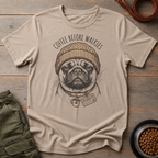 Pug Coffee Before Walkies Tee