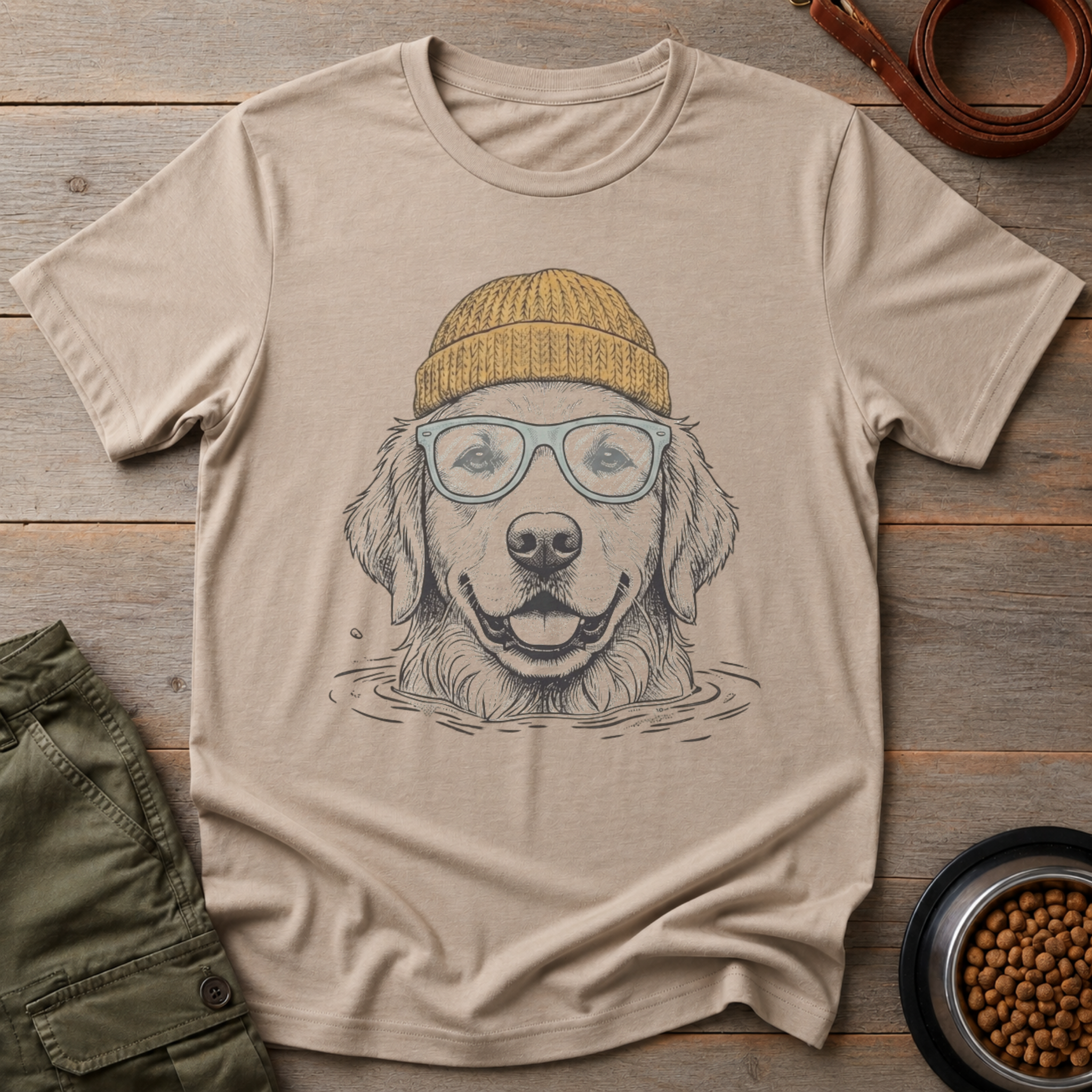 Golden Retriever The Lake Lover Tee