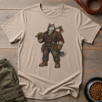Husky Dressed As A Worker Tee