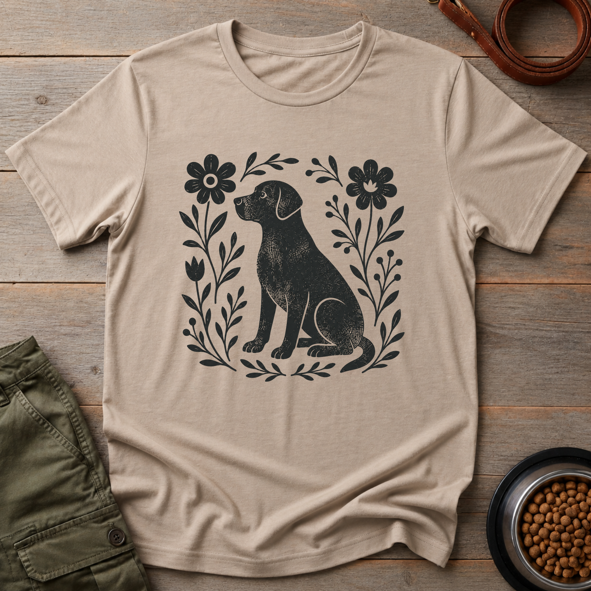 Cottagecore Dog Tee