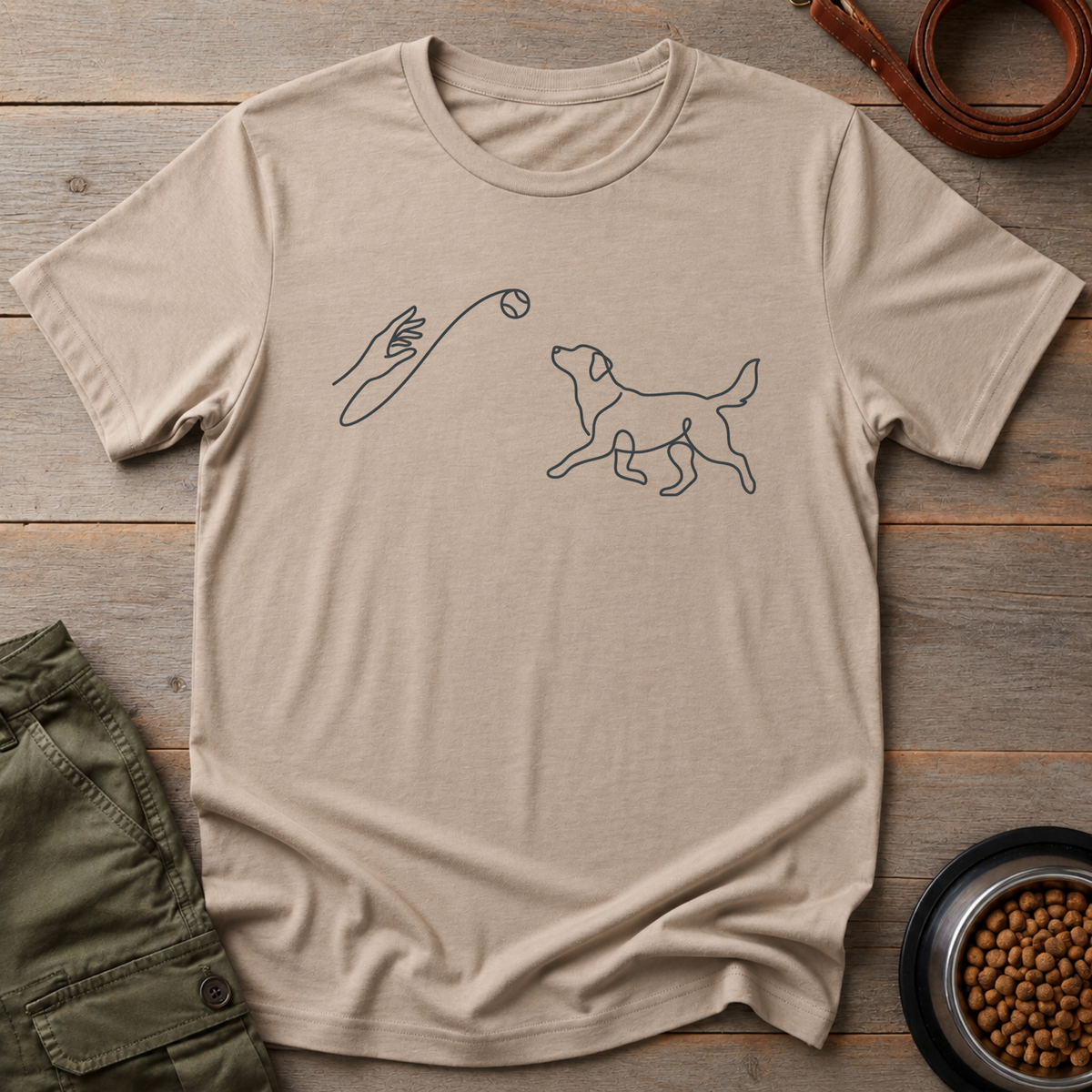 Fetch Game Dog Tee