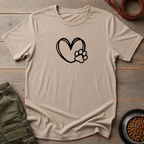Paw Heart Love Tee