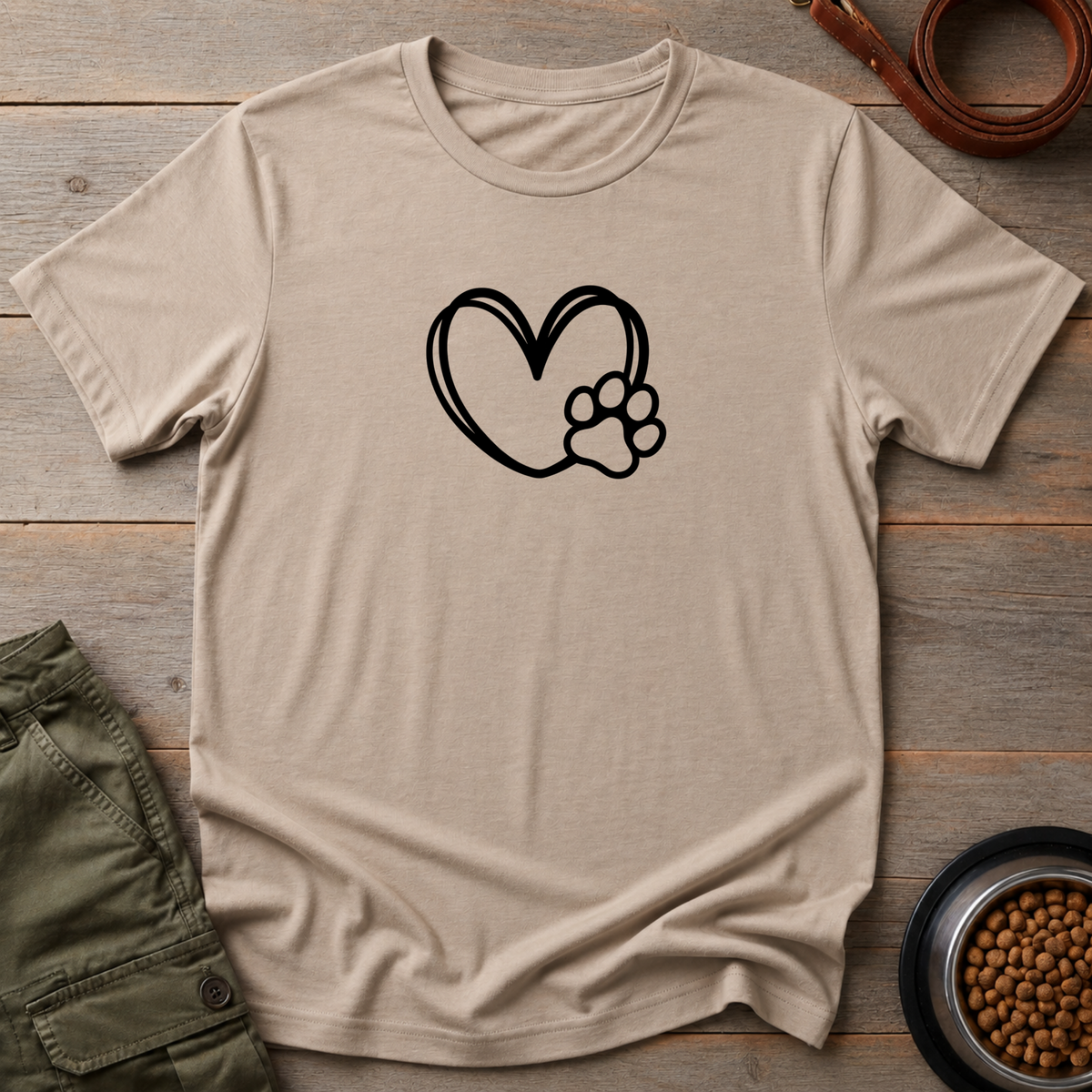 Paw Heart Love Tee