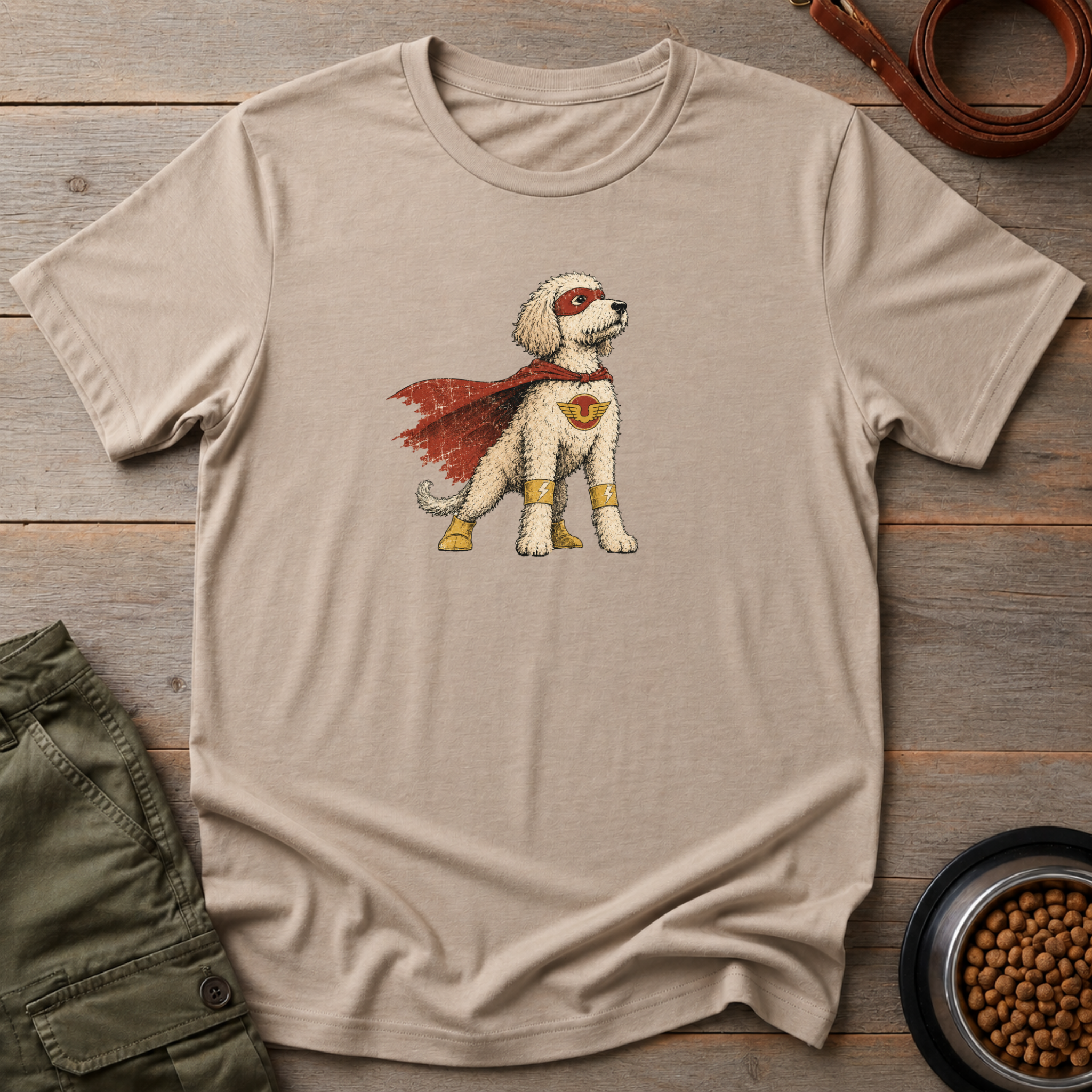 Superhero Goldendoodle Tee