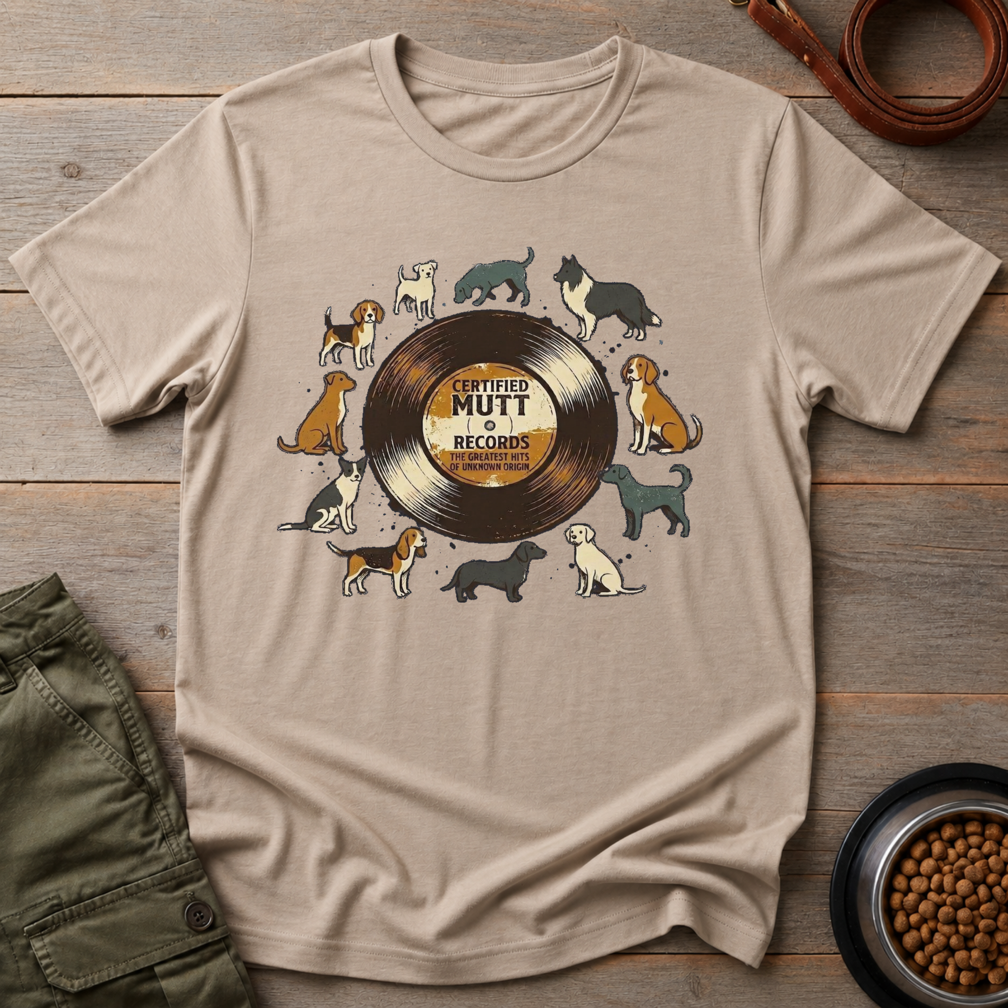 Vintage Vinyl Record Tee