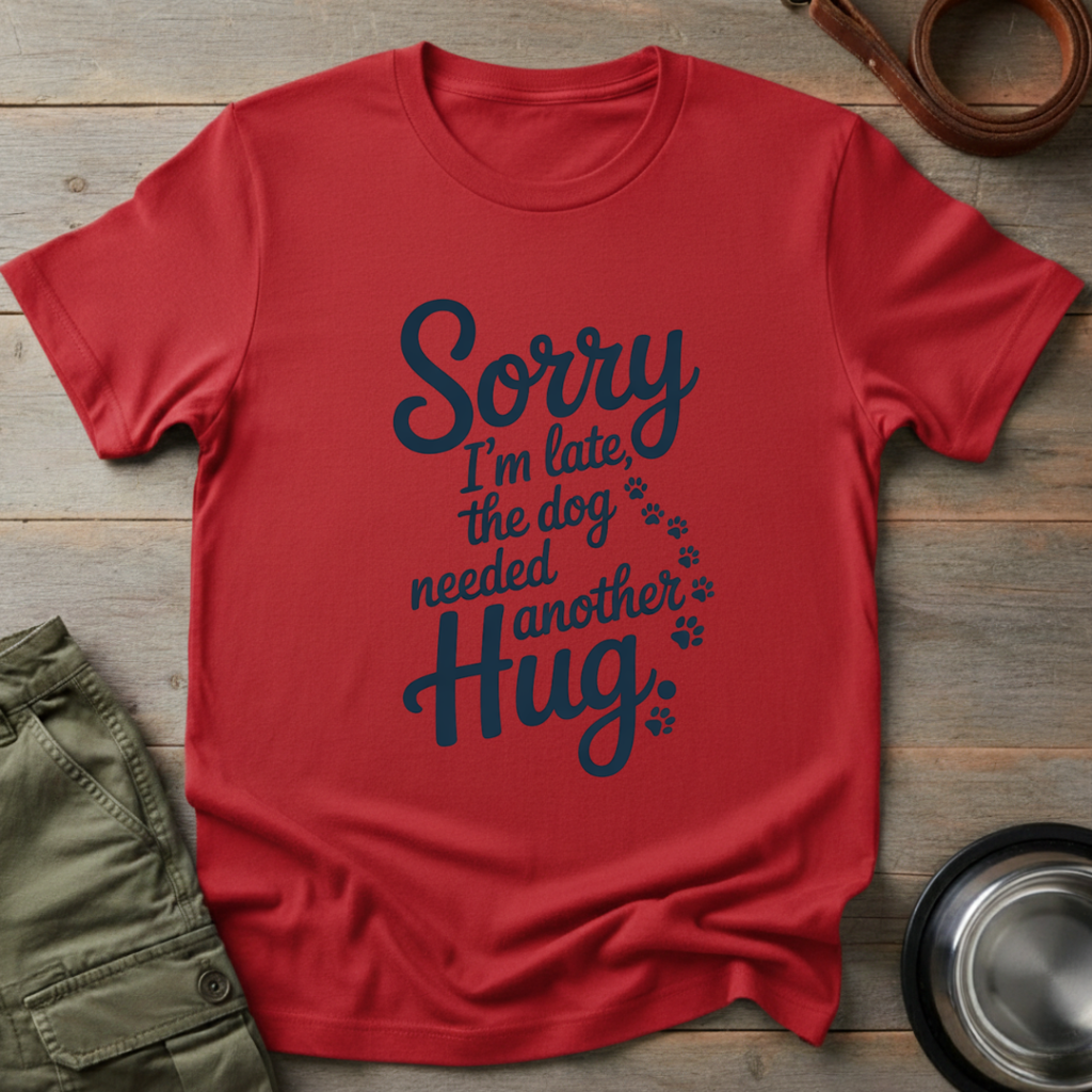 Sorry I’m Late Hug Tee