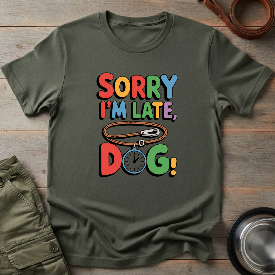 Sorry I’m Late, Dog Tee