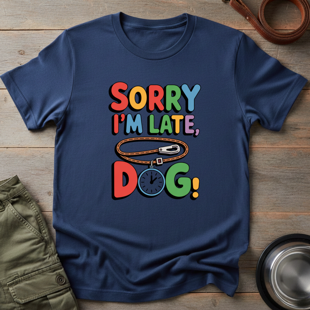 Sorry I’m Late, Dog Tee