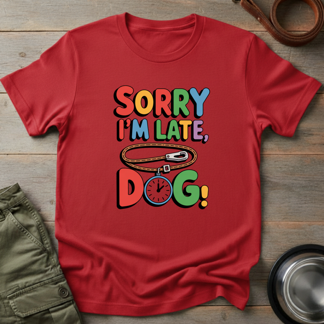 Sorry I’m Late, Dog Tee
