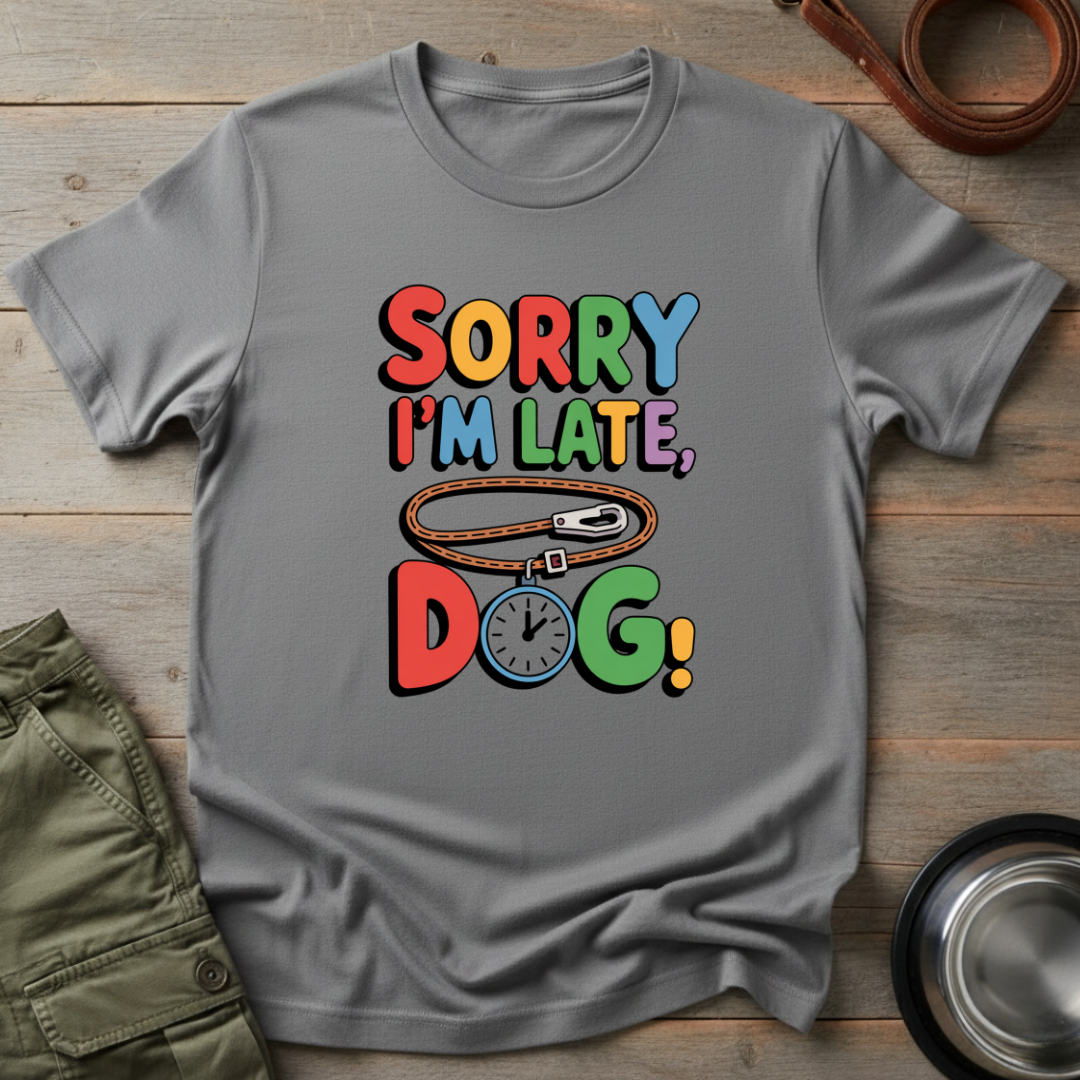 Sorry I’m Late, Dog Tee