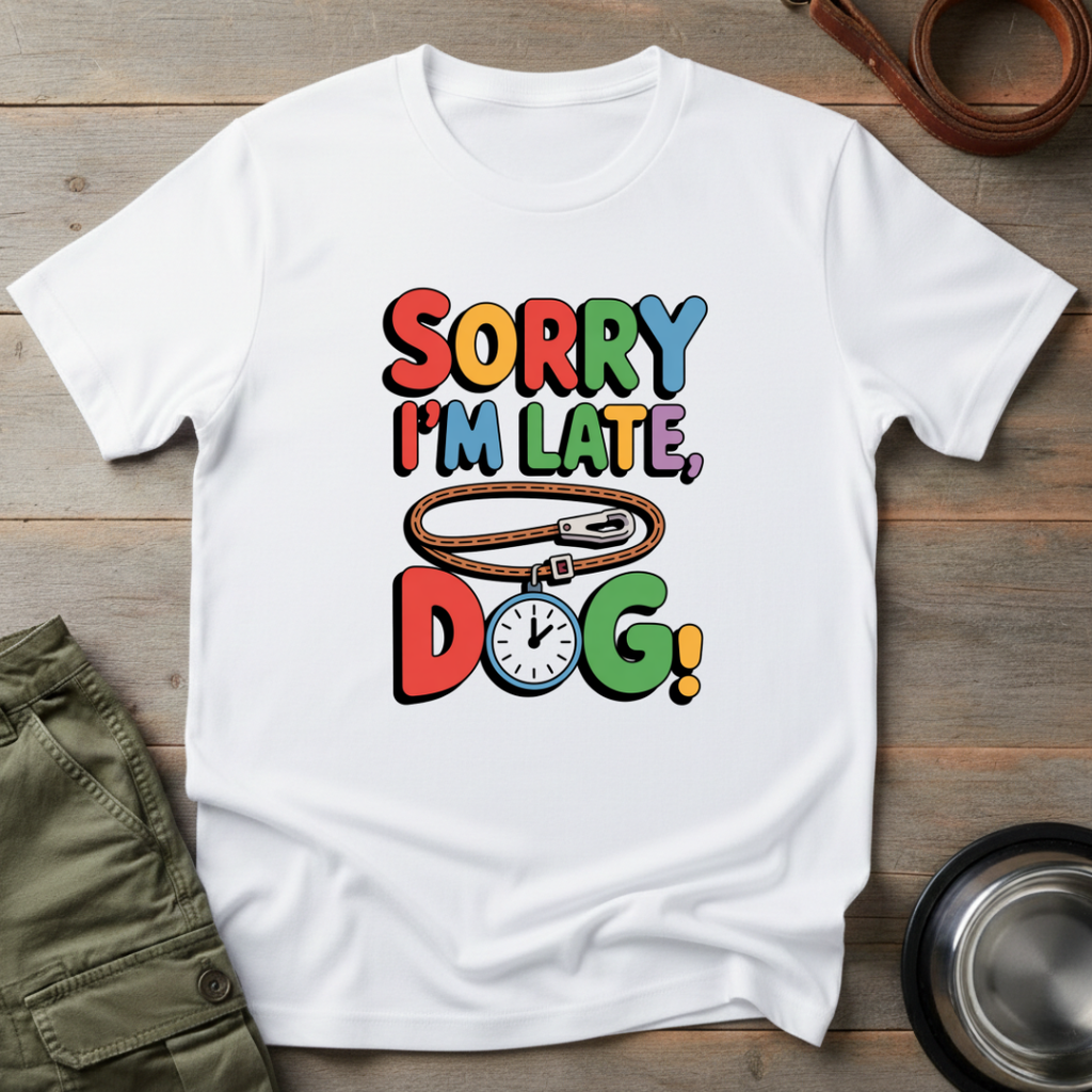 Sorry I’m Late, Dog Tee