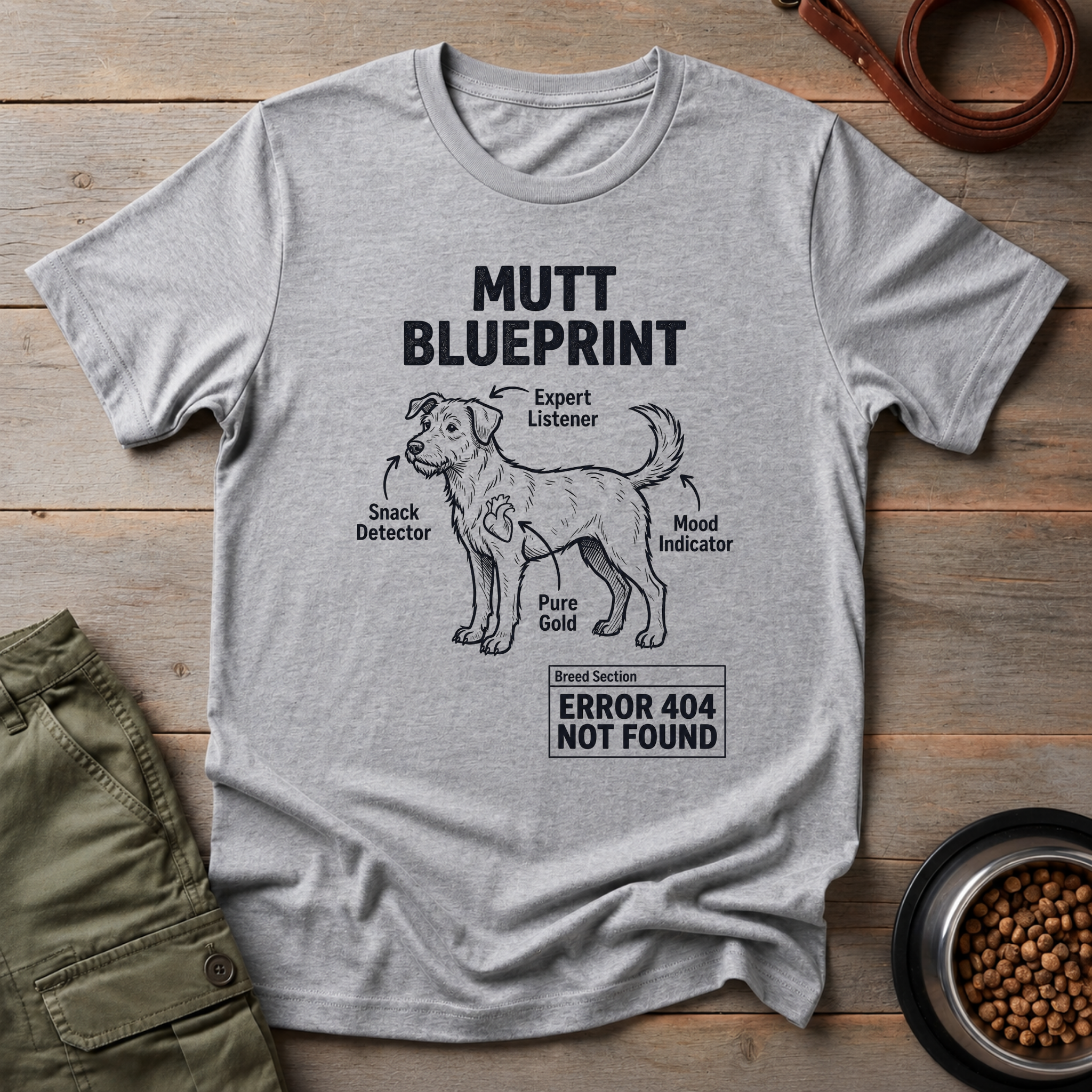 Blueprint Of A Mutt Tee