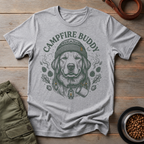 Golden Retriever Campfire Buddy Tee
