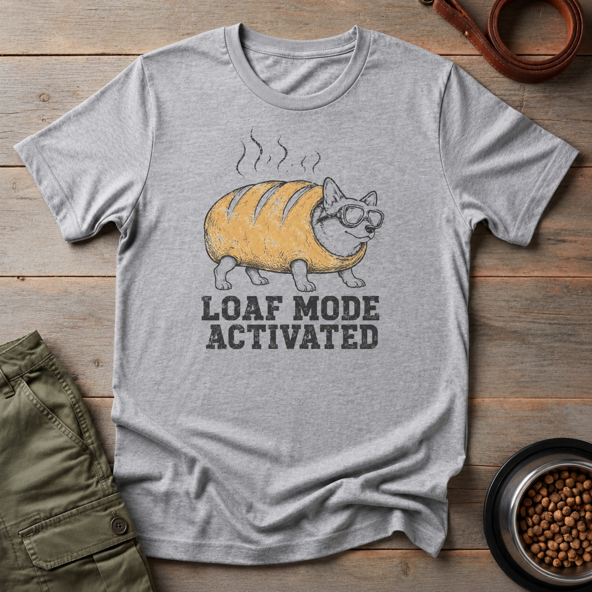 Corgi Loaf Mode Activated Tee