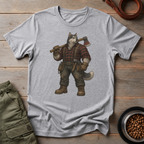 Husky Dressed As A Worker Tee