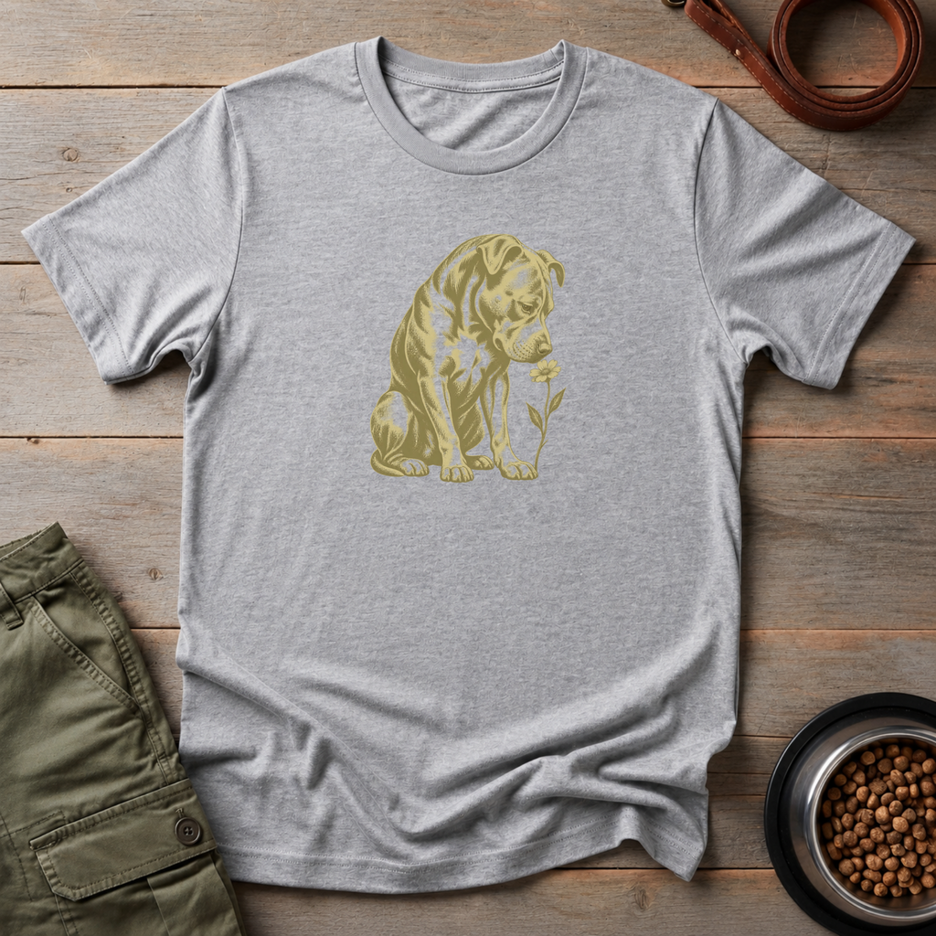 Flower Dog Portrait Tee