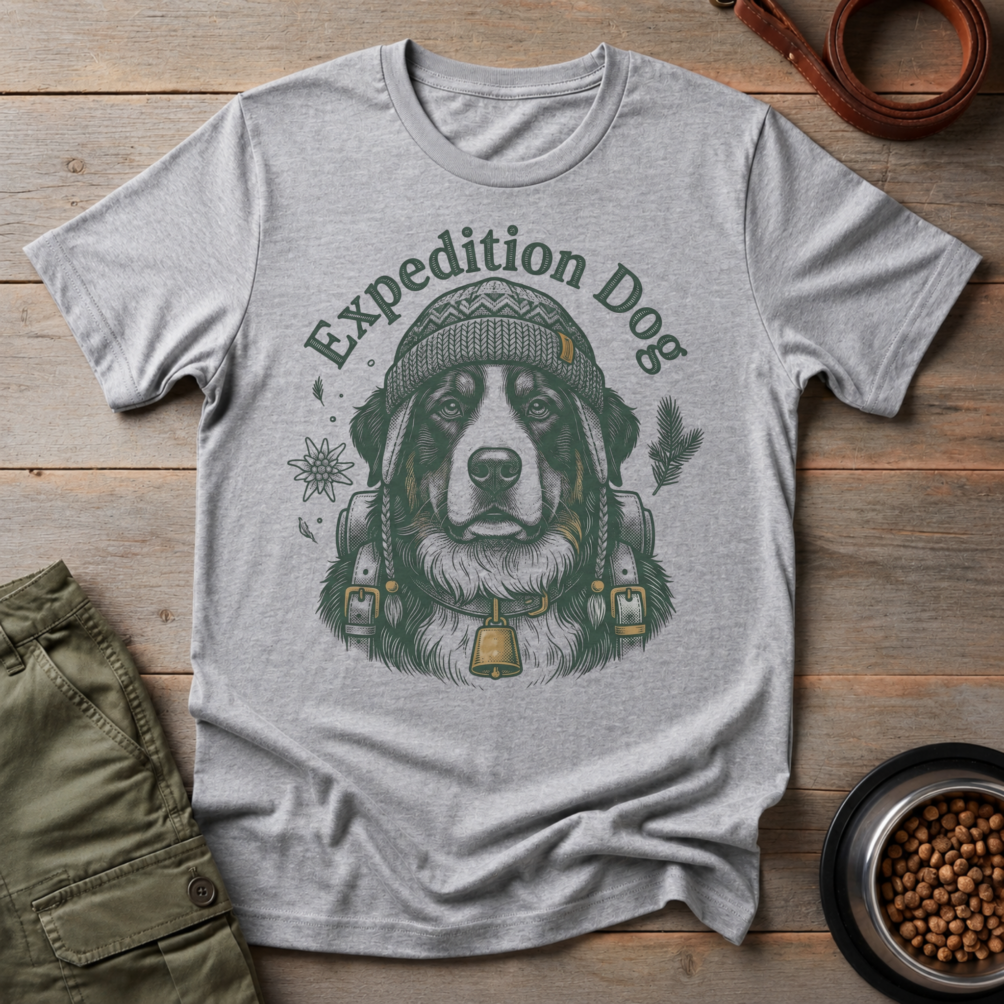 Bernese Mountain The Expedition Dog Tee
