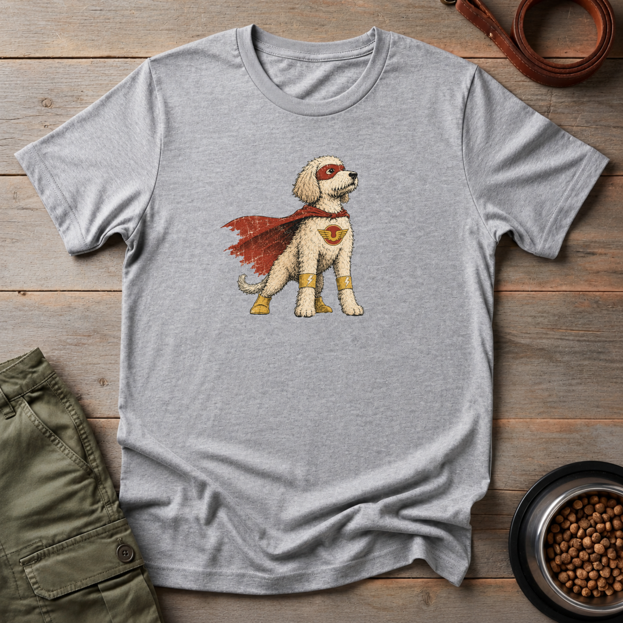 Superhero Goldendoodle Tee