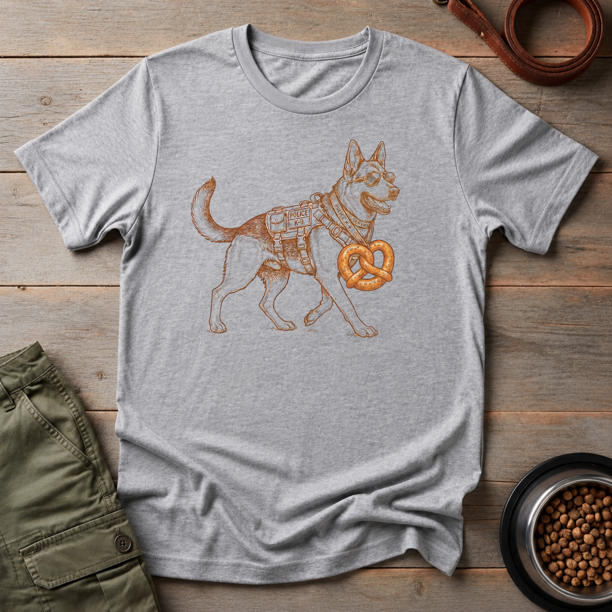 German Shepherd Secured The Snack Tee