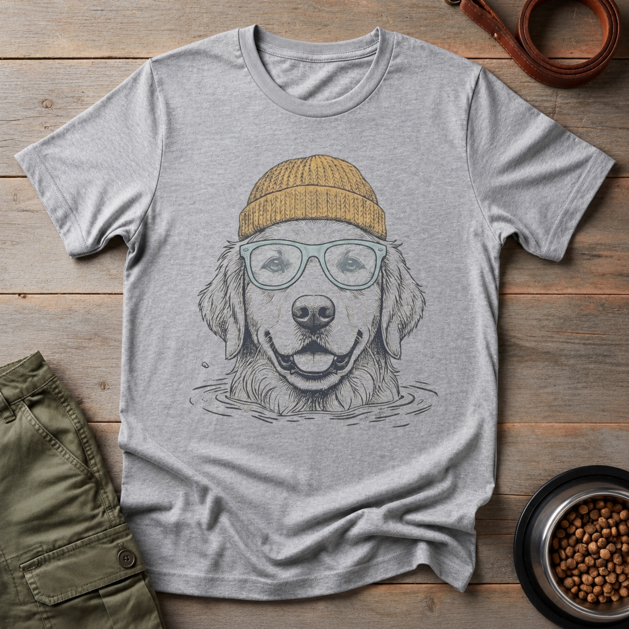 Golden Retriever The Lake Lover Tee
