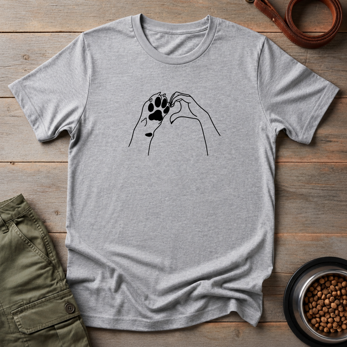 Paw Heart Gesture Tee