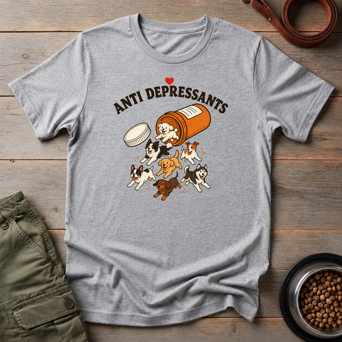 Anti Depressants Dogs Tee