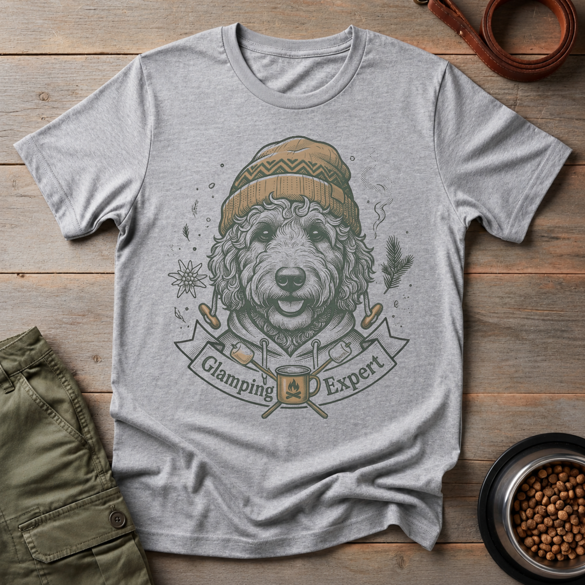 Labradoodle The Glamping Expert Tee