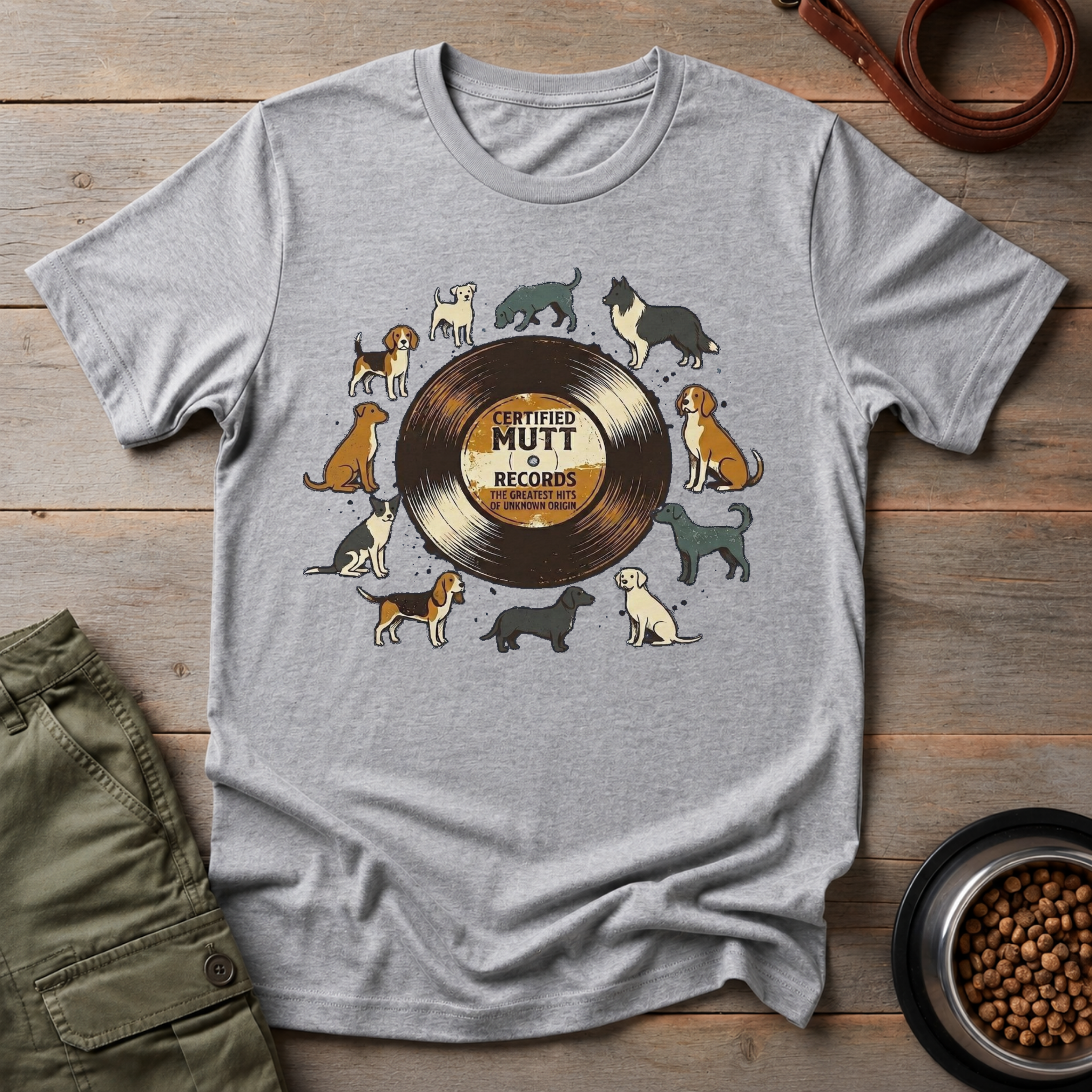 Vintage Vinyl Record Tee