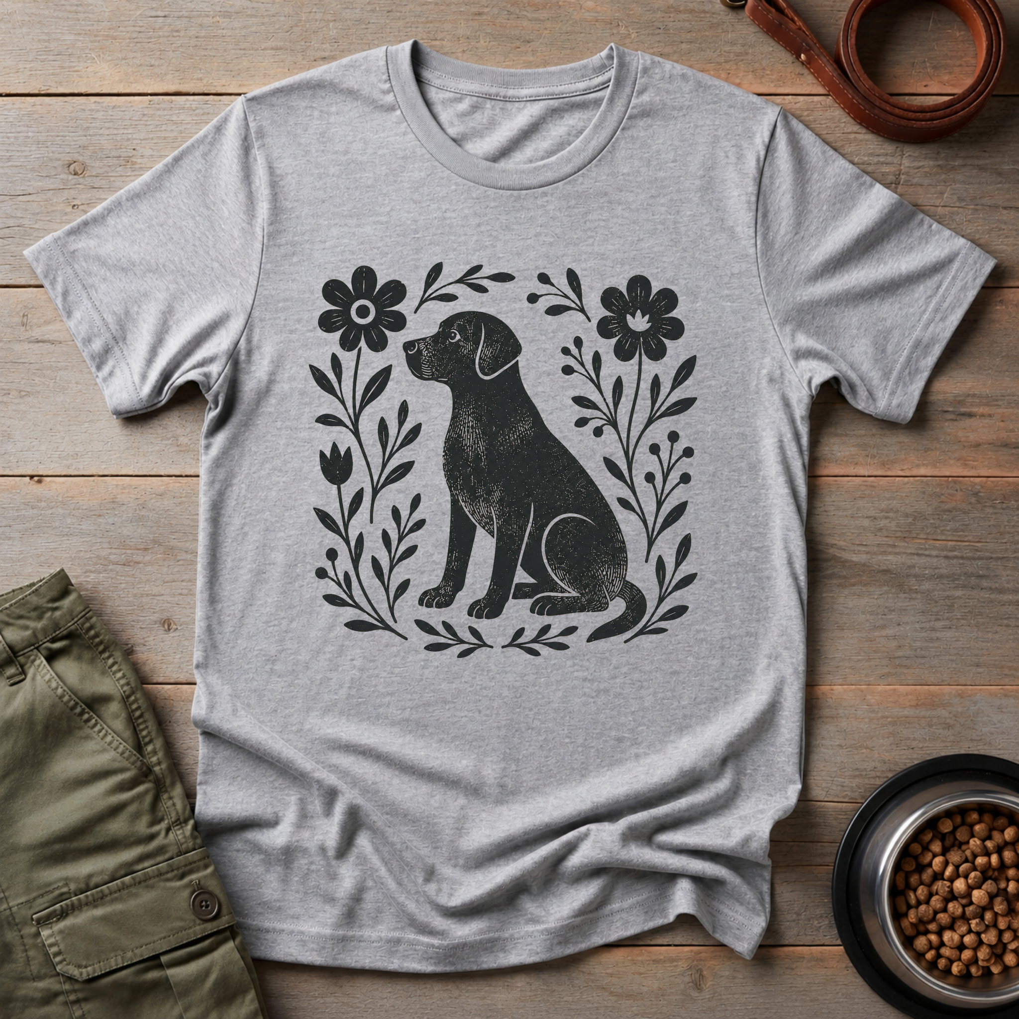 Cottagecore Dog Tee