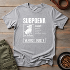 Court Order Subpoena Tee
